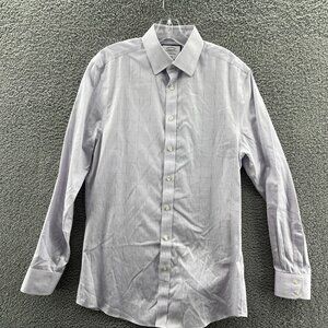 Charles Tyrwhitt Shirt Mens 15.5/35 Long Sleeve Button Up Slim Fit Dress Shirt